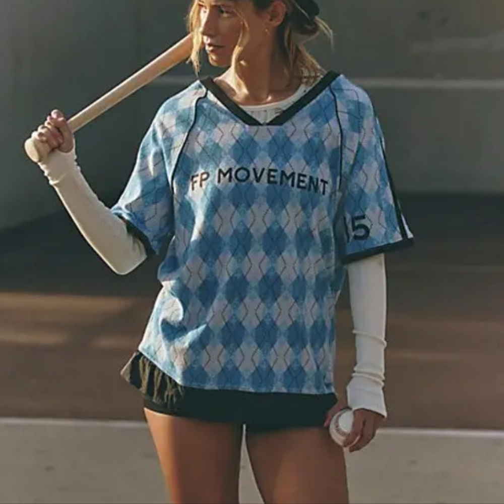 NWT FP Movement Baseline Printed Tee. XS